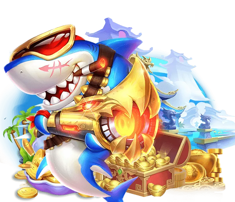 Hình ảnh game Golden Dragon với rồng vàng và cá đặc biệt