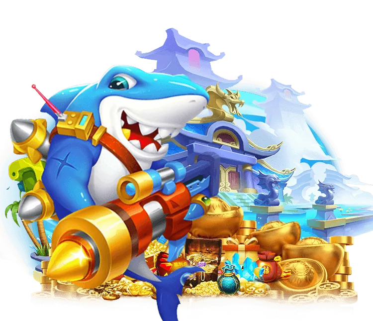 Hình ảnh game Ocean King với cá vàng và rồng biển